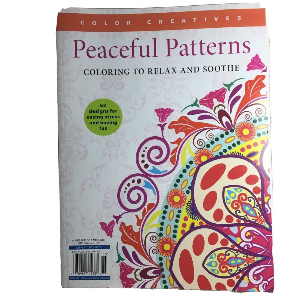 Adult Coloring Book Animal Excursion and Peaceful Patterns. Two Books - Picture 3 of 7